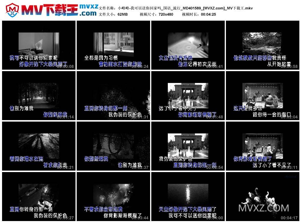 小峰峰-我可以送你回家吗_国语_流行_MD401589
